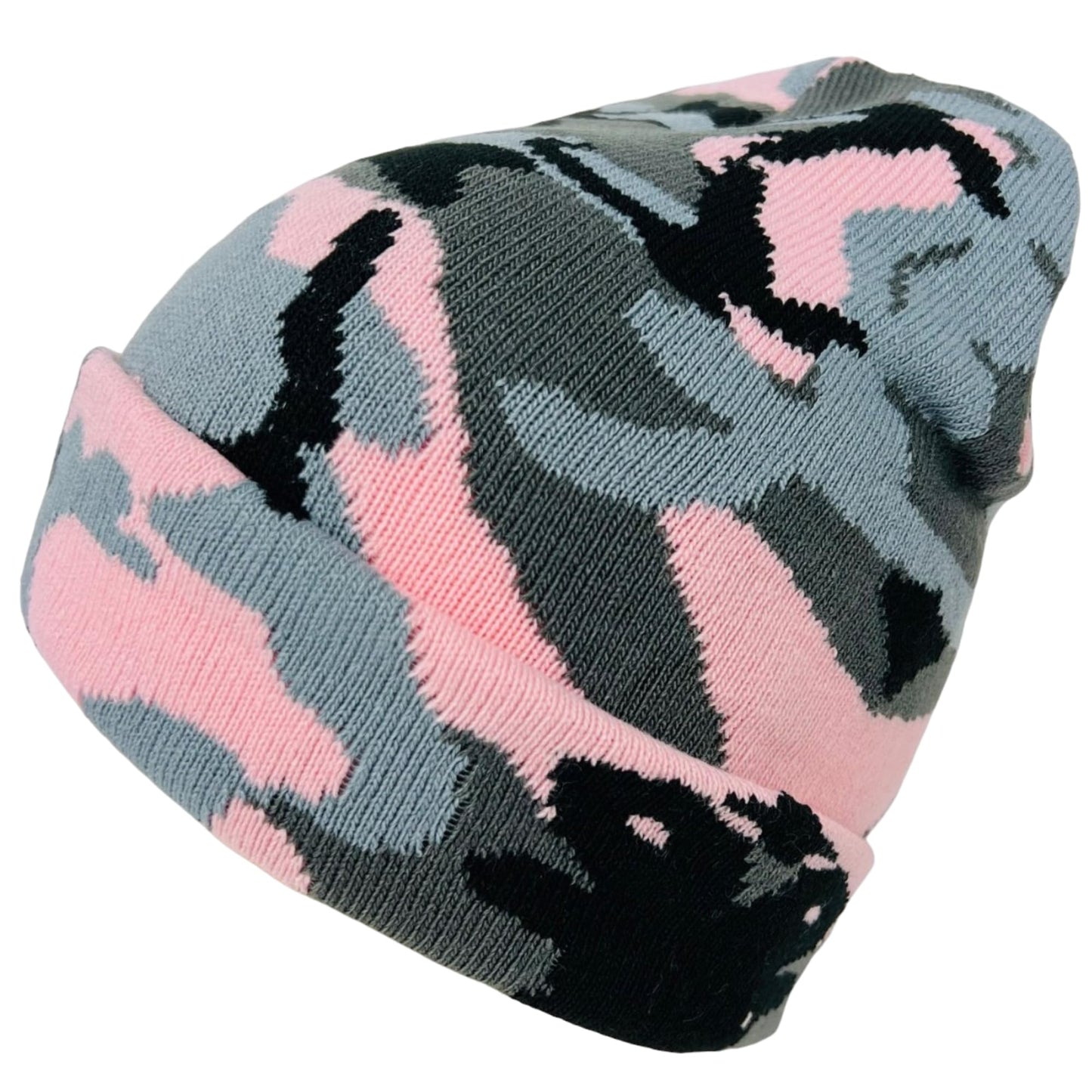 Super Soft Unisex Camo Print Winter Knit Beanie