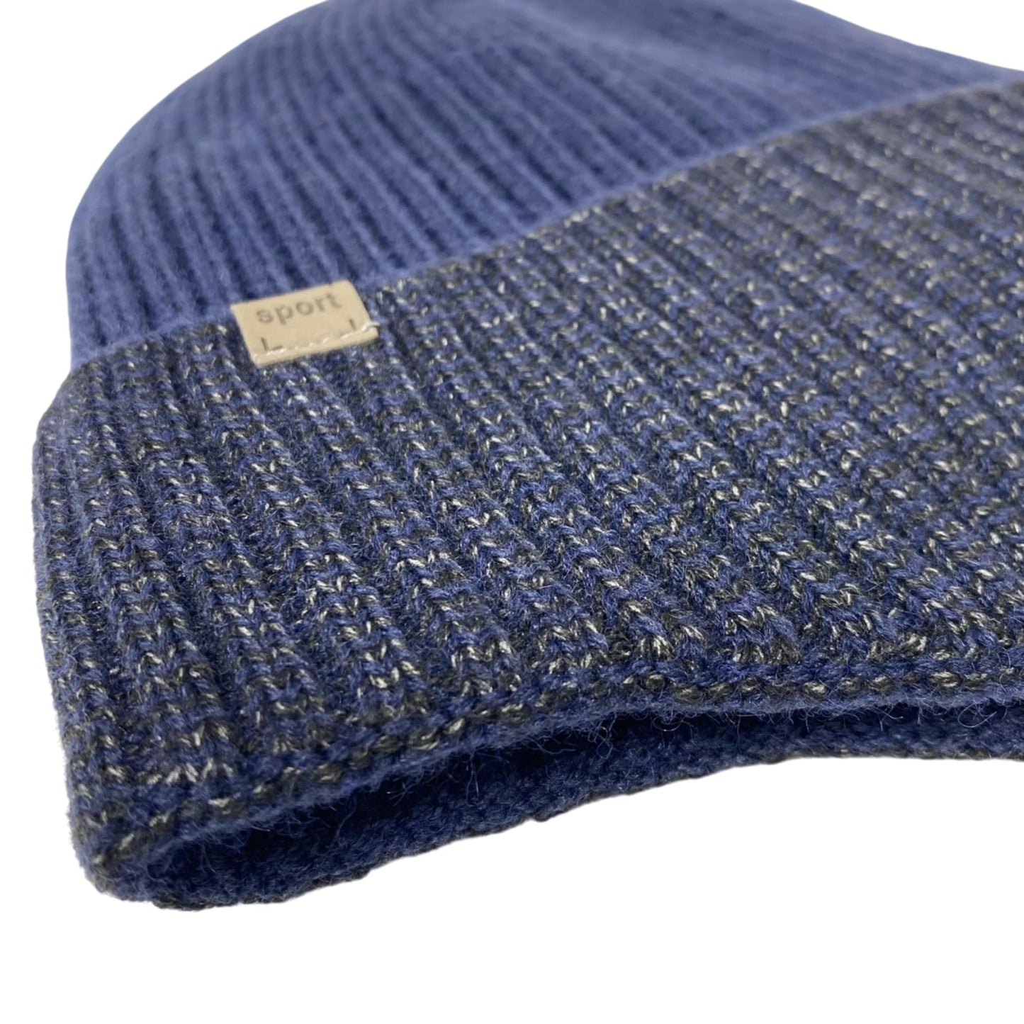 Super Soft Plush-Lined Solid Color Knitted Sport Cuffed Hat with Ear Cover