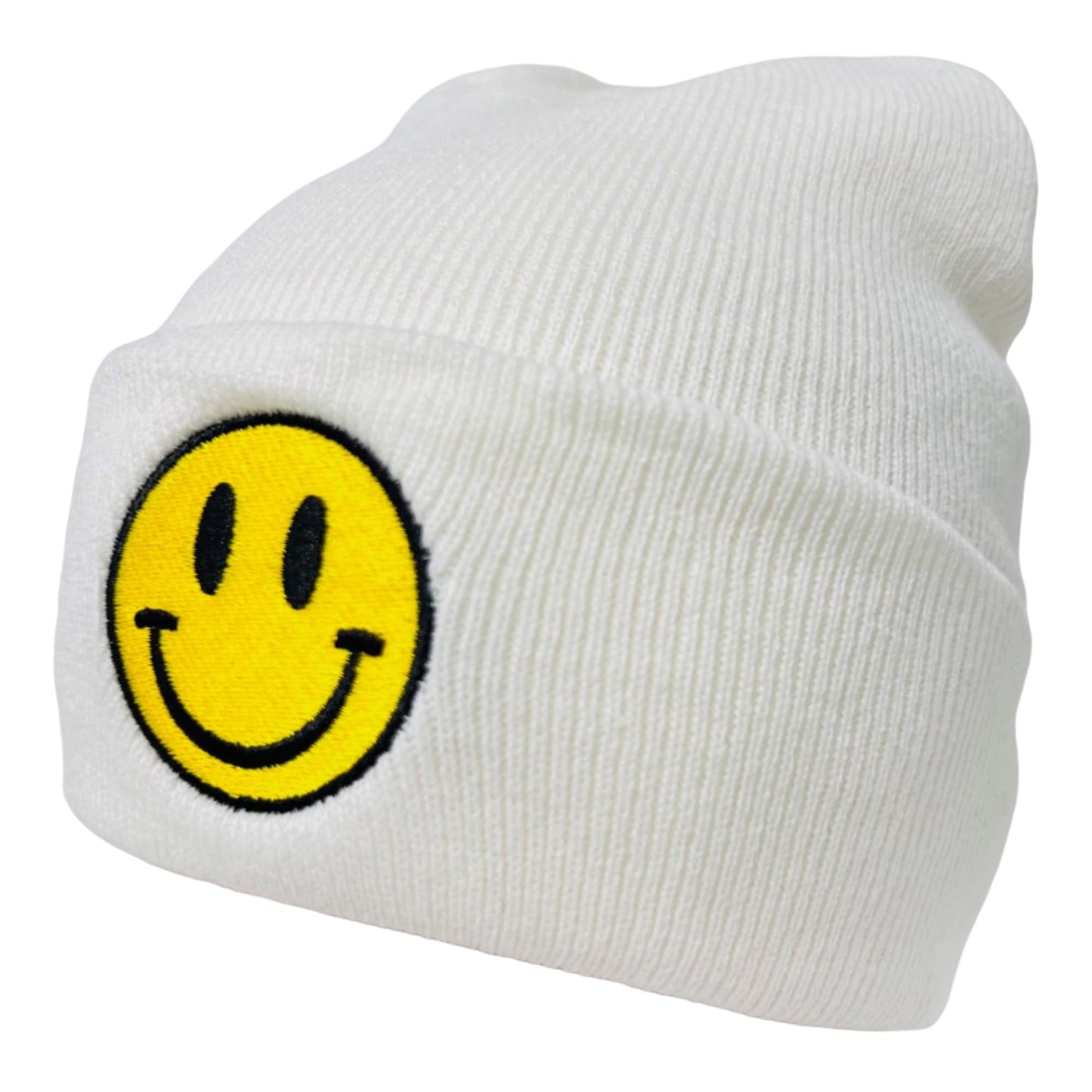 Unisex Embroidered Emoji Winter Knit Beanie