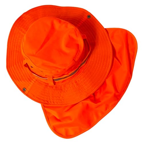 Packable and Adjustable Reflective Neon Boonie Sun Hat