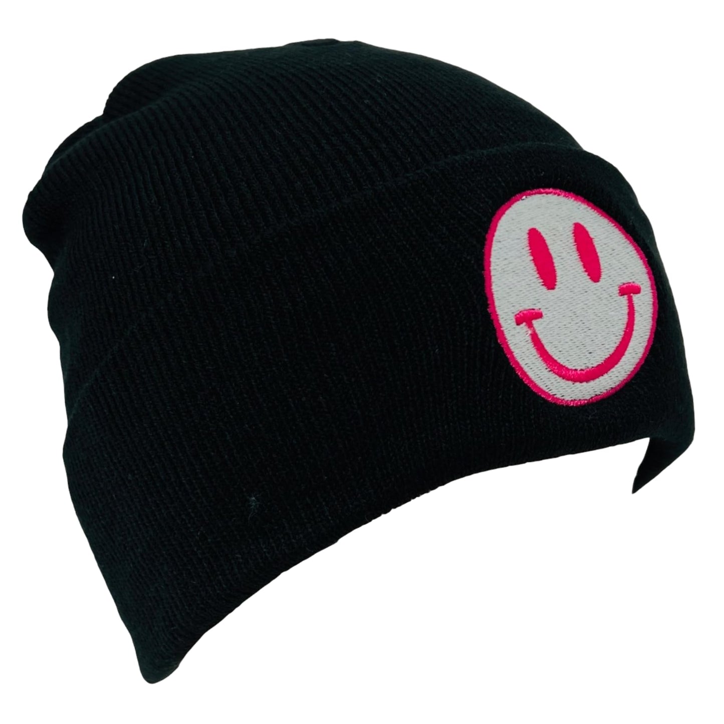 Unisex Embroidered Emoji Winter Knit Beanie