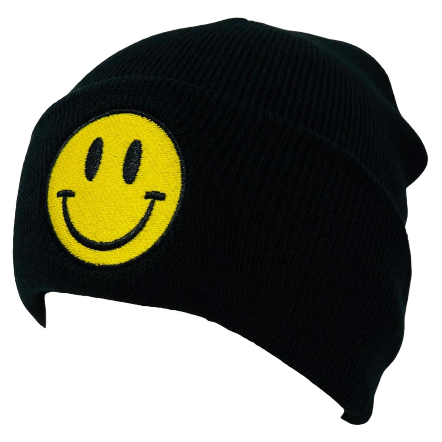 Unisex Embroidered Emoji Winter Knit Beanie