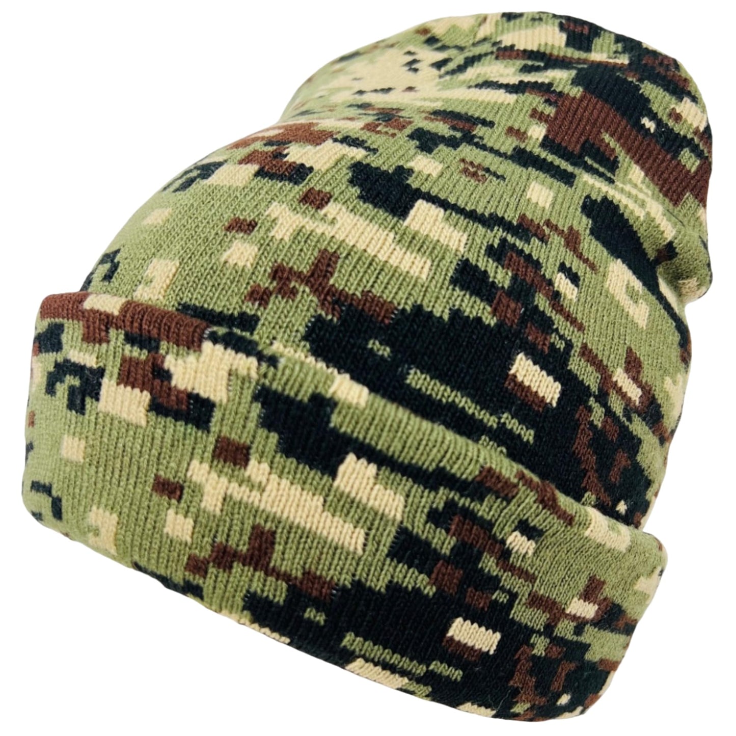 Super Soft Unisex Camo Print Winter Knit Beanie