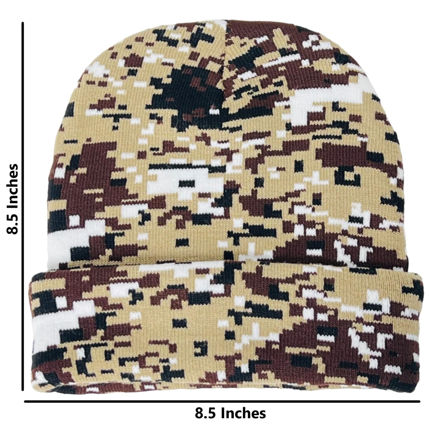 Super Soft Unisex Camo Print Winter Knit Beanie