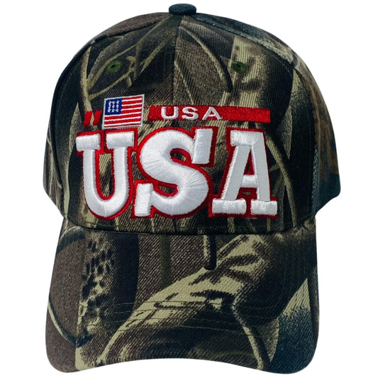 Roytrense Unisex Embroidered USA Flag Hat – Adjustable Patriotic Baseball Cap