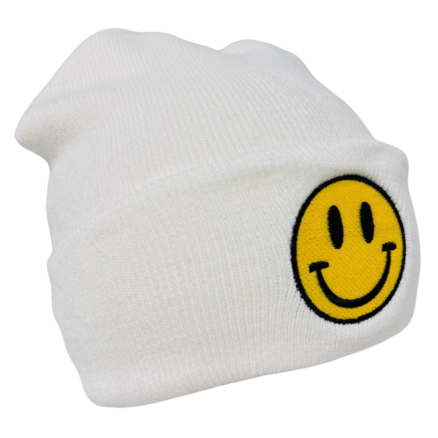 Unisex Embroidered Emoji Winter Knit Beanie