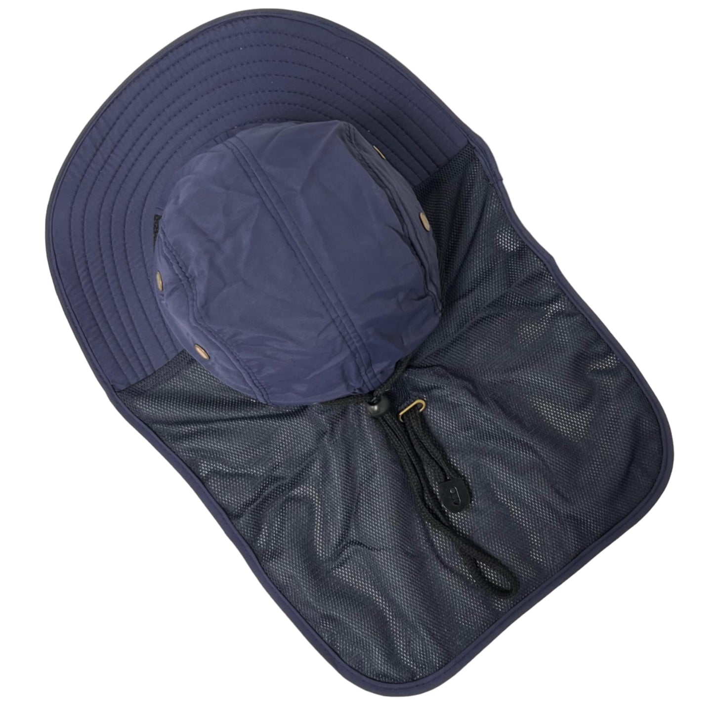 Packable and Adjustable Mesh Boonie Sun Hat with Mesh Neck Flap
