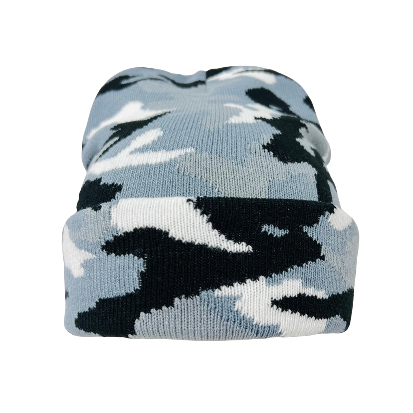 Roytrense Super Soft Child Unisex Camo Print Winter Knit Beanie