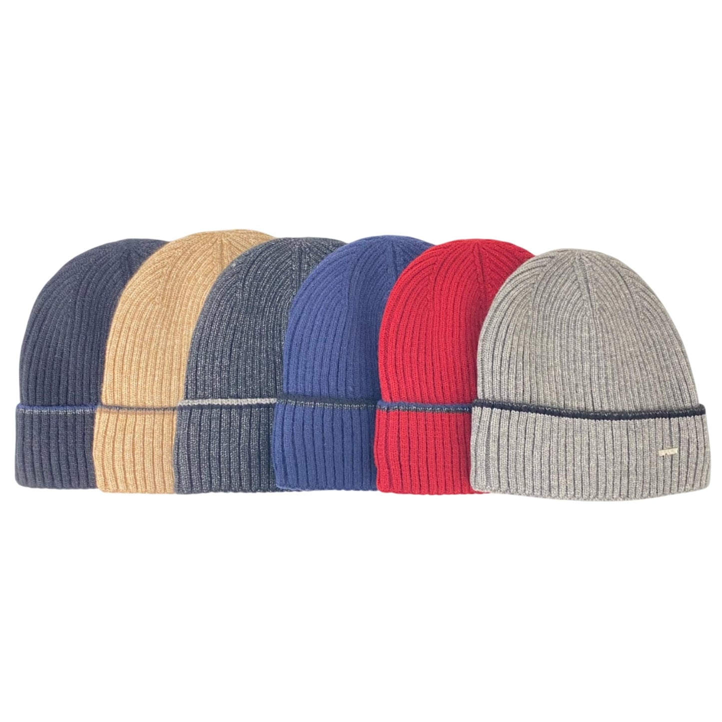 Unisex Super Soft Plush-Lined Solid Color Knitted Sport Cuffed Winter Hat