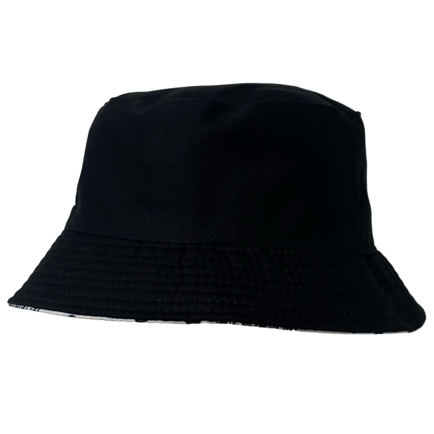 Unisex Bandana Paisley Bucket Hat Reversible Double-Side-Wear Packable for Travel, Outdoors, and Beach