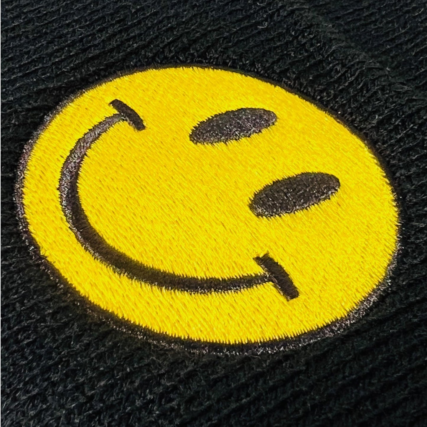 Unisex Embroidered Emoji Winter Knit Beanie