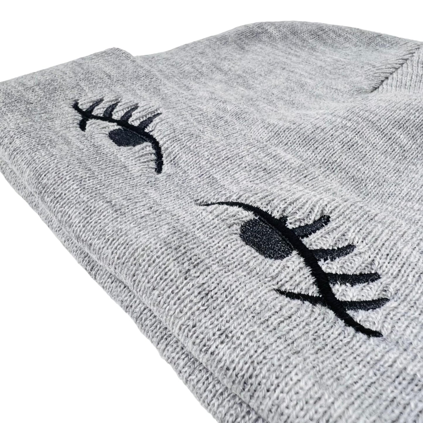 Unisex Embroidered Expression Mood Winter Knit Beanie