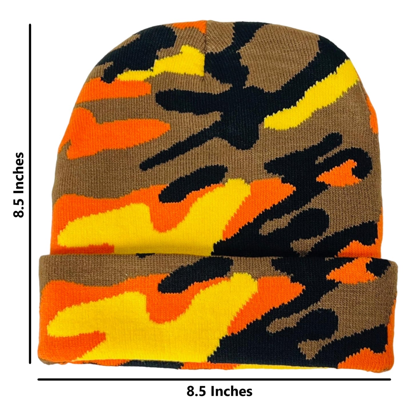 Super Soft Unisex Camo Print Winter Knit Beanie
