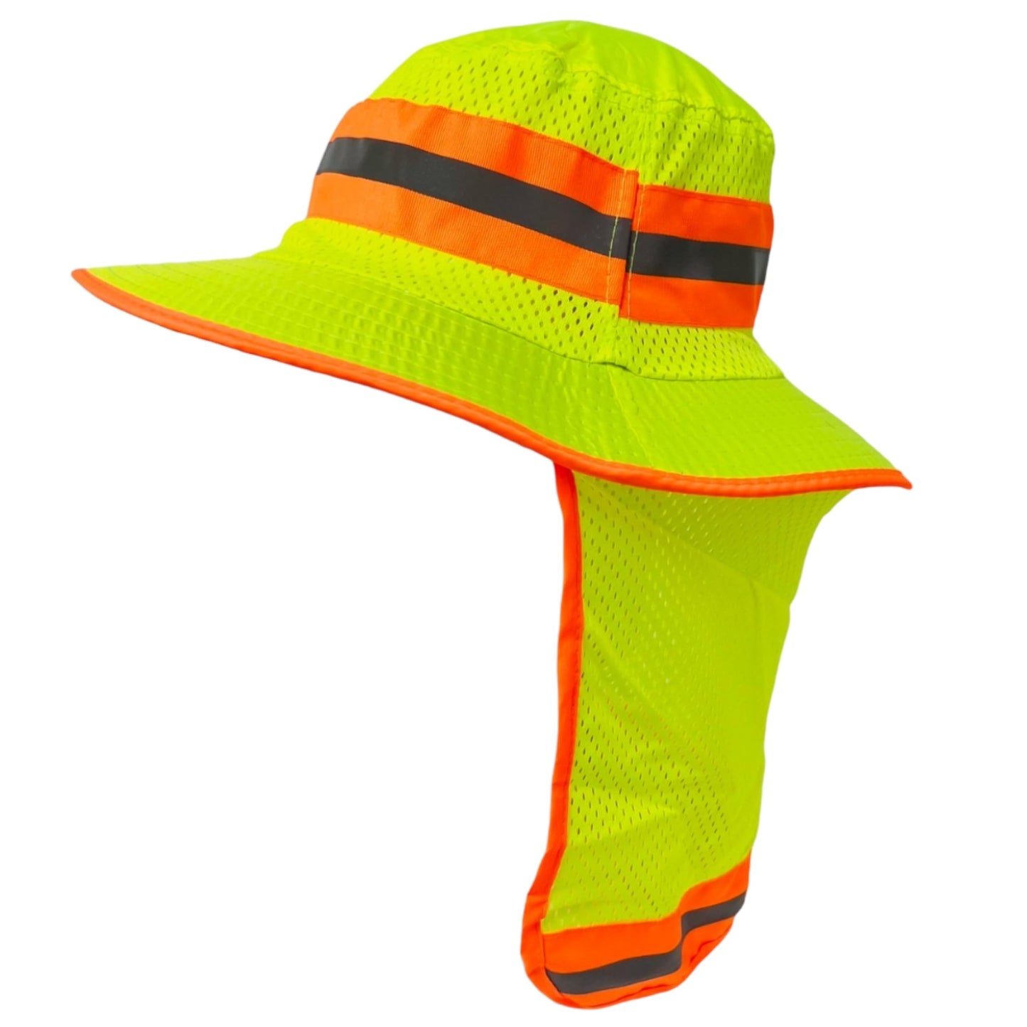 Packable and Adjustable Reflective Neon Boonie Sun Hat