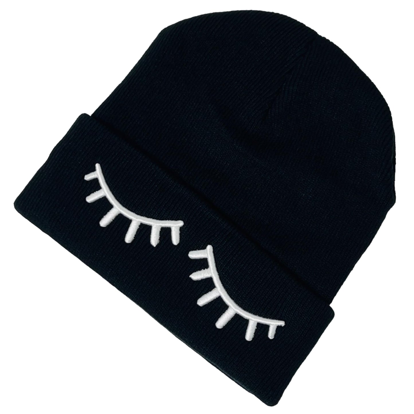 Unisex Embroidered Expression Mood Winter Knit Beanie