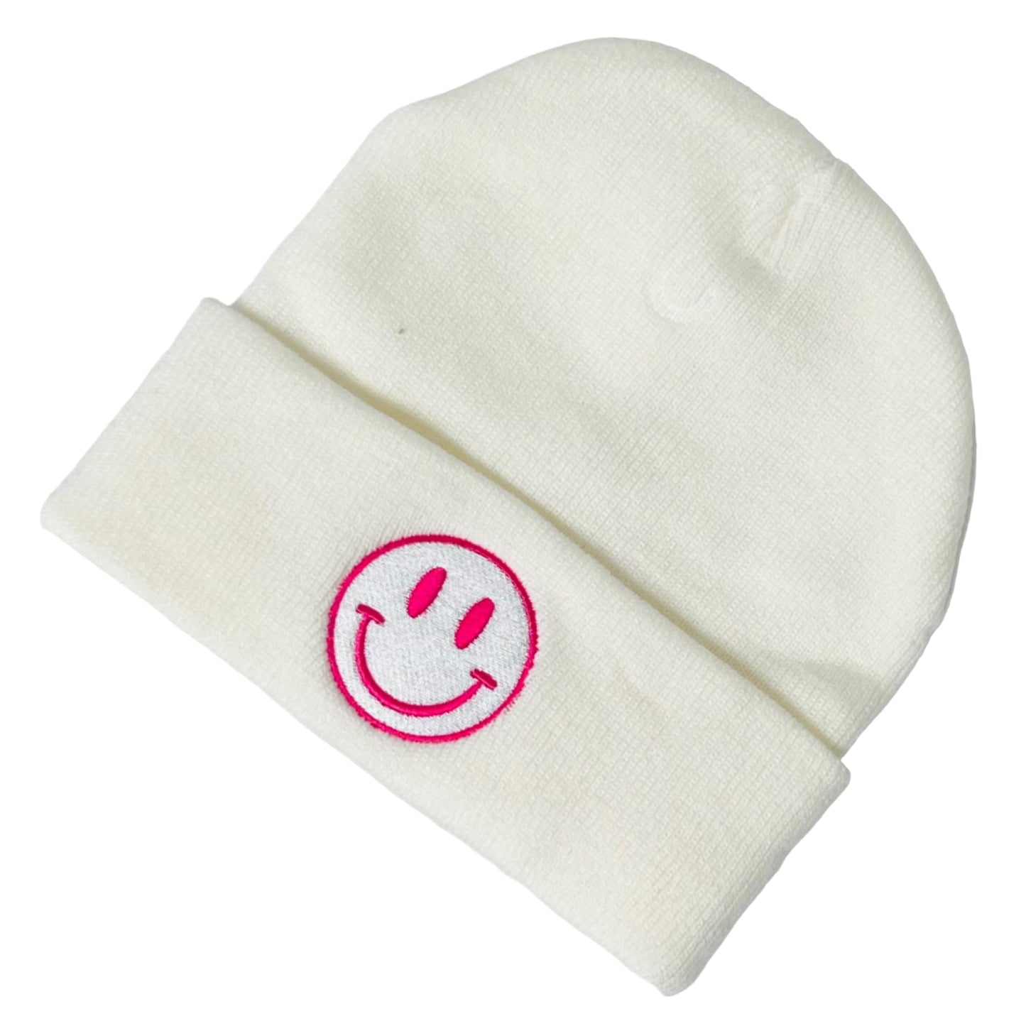 Unisex Embroidered Emoji Winter Knit Beanie