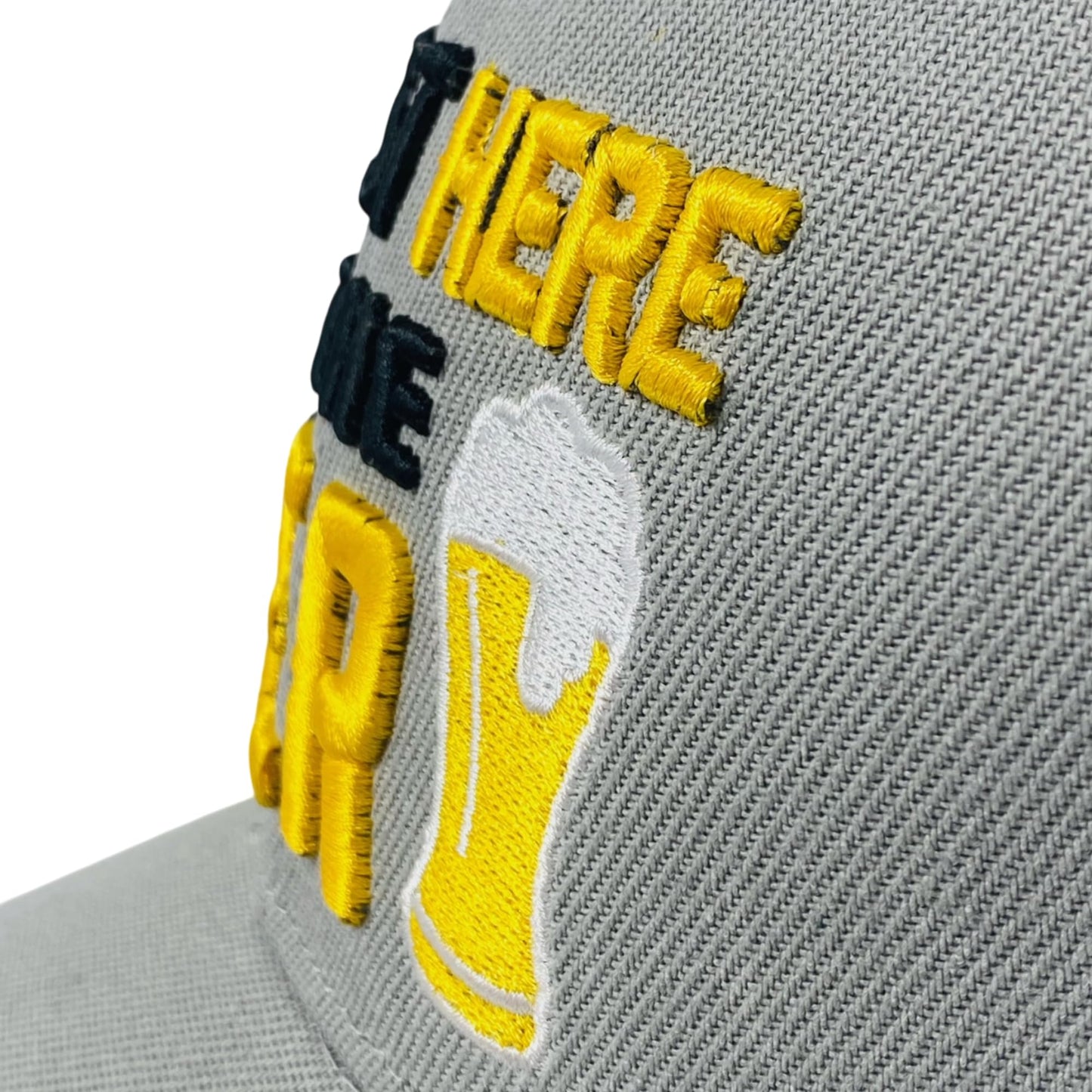 I'm Just Here for The Beer Embroidered Baseball Cap – Unisex Adjustable Dad Hat