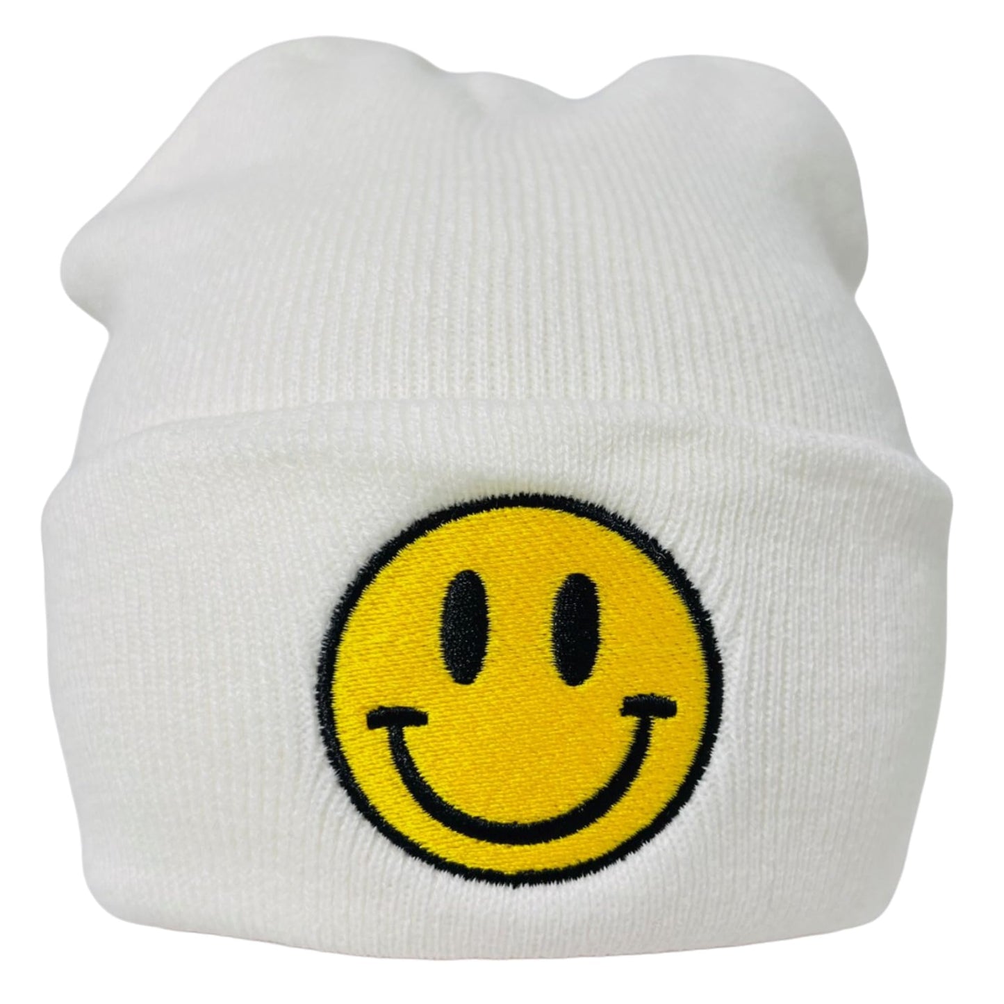 Unisex Embroidered Emoji Winter Knit Beanie