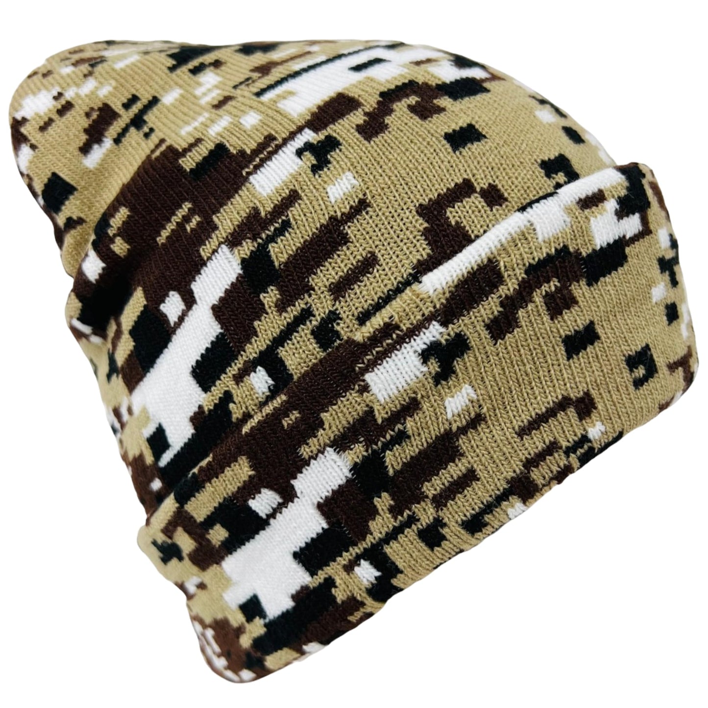 Super Soft Unisex Camo Print Winter Knit Beanie