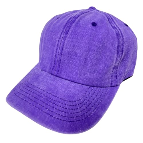 Roytrense Unisex 100% Cotton Washed Low Profile Dad Hat - Adjustable Baseball Cap for Outdoor Activities