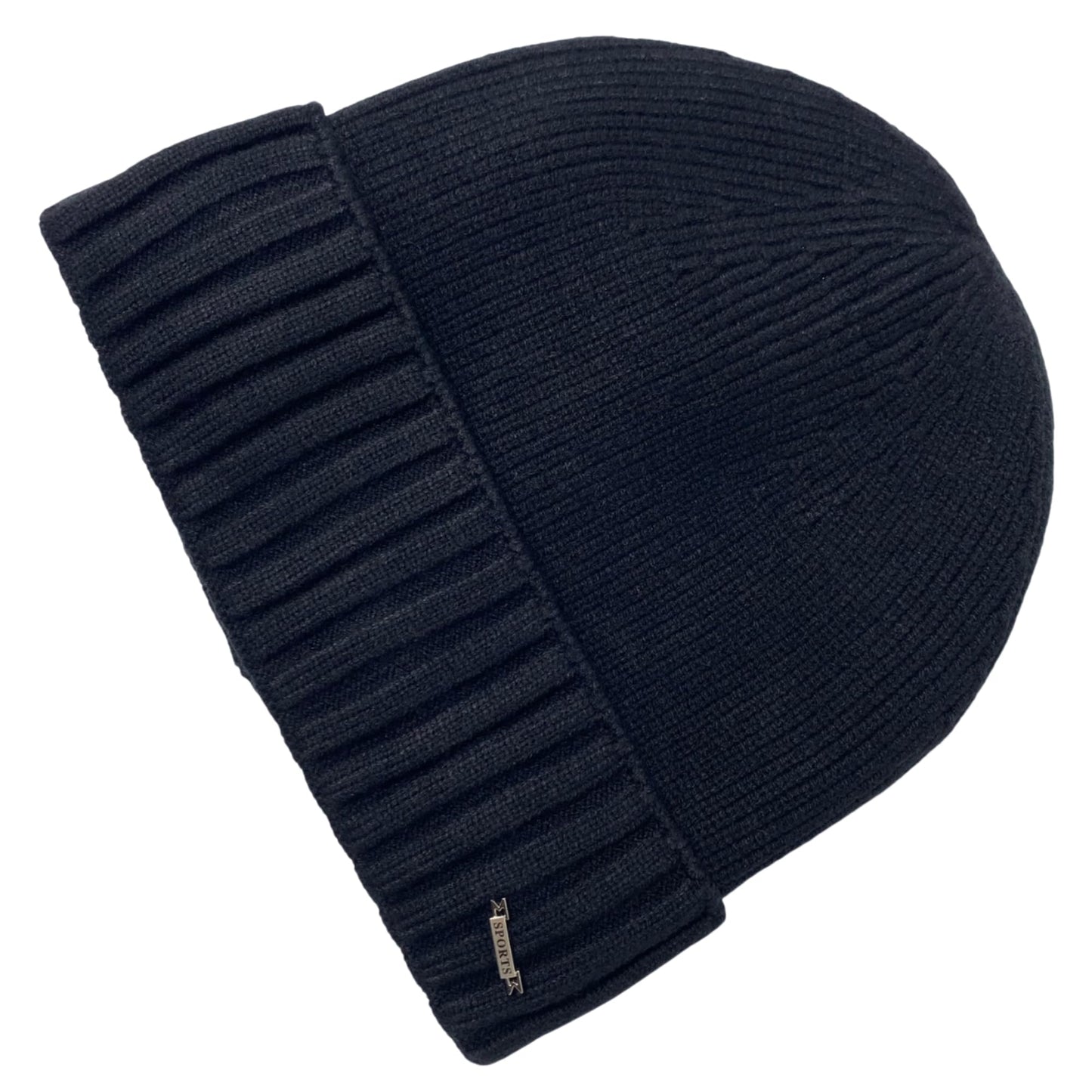 Super Soft Plush-Lined Solid Color Knitted Sport Cuffed Winter Hat