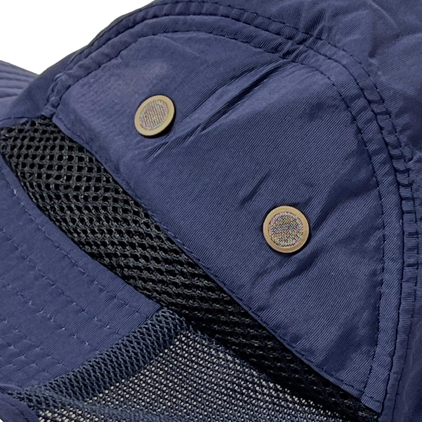 Packable and Adjustable Mesh Boonie Sun Hat with Mesh Neck Flap