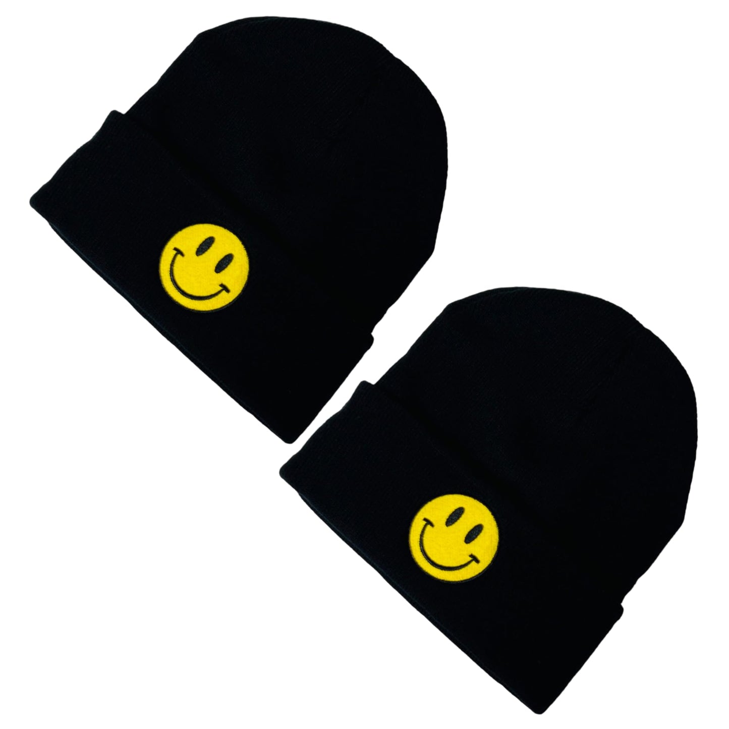 Unisex Embroidered Emoji Winter Knit Beanie