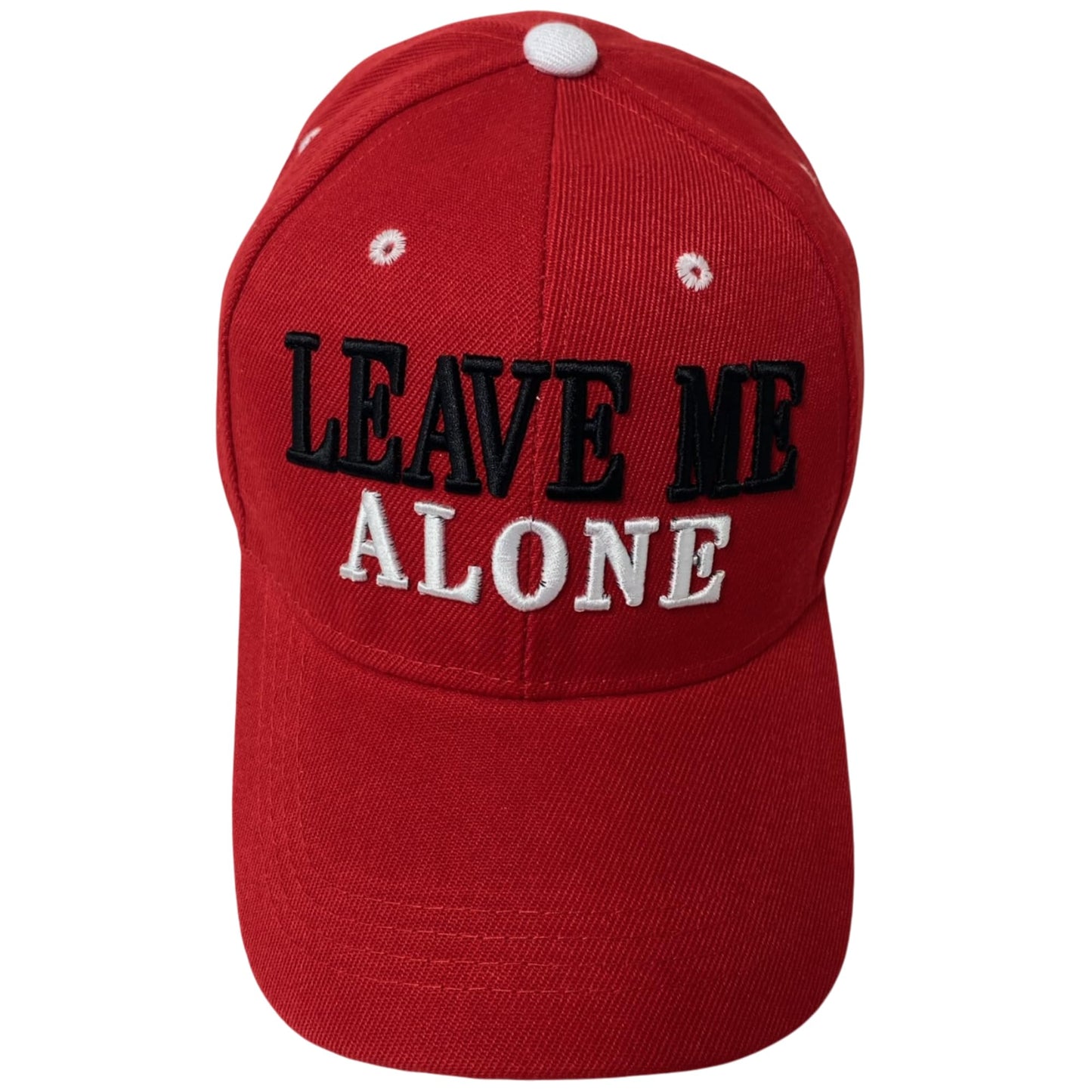 Unisex Embroidered Novelty Leave Me Alone Baseball Cap