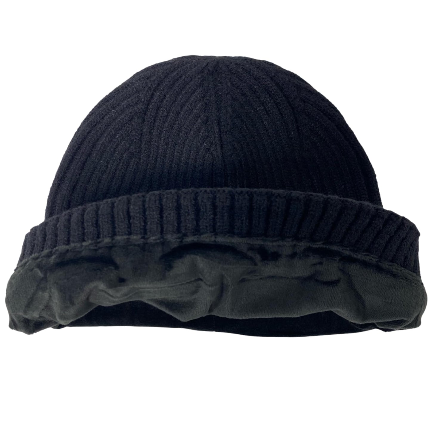Unisex Super Soft Plush-Lined Solid Color Knitted Sport Cuffed Winter Hat