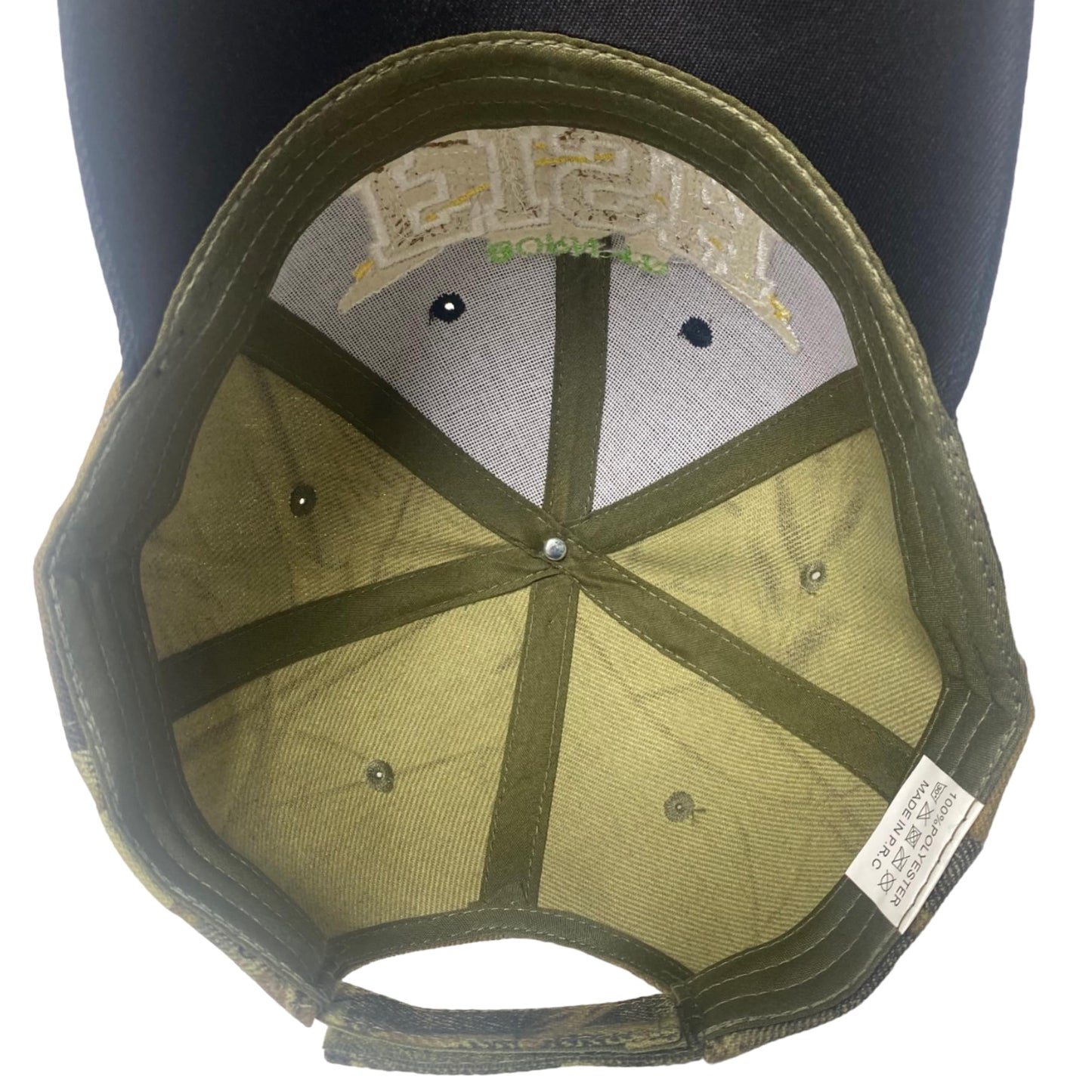 Embroidered Born to Fish Forced to Work Adjustable Baseball Cap